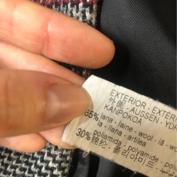 ZARA WOOL LONG BLAZER COAT - Picture 7 of 10